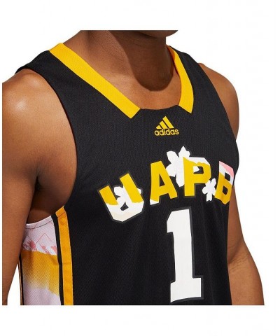 Men's Black Arkansas Pine Bluff Golden Lions Honoring Black Excellence Replica Basketball Jersey $45.00 Jersey