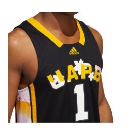 Men's Black Arkansas Pine Bluff Golden Lions Honoring Black Excellence Replica Basketball Jersey $45.00 Jersey