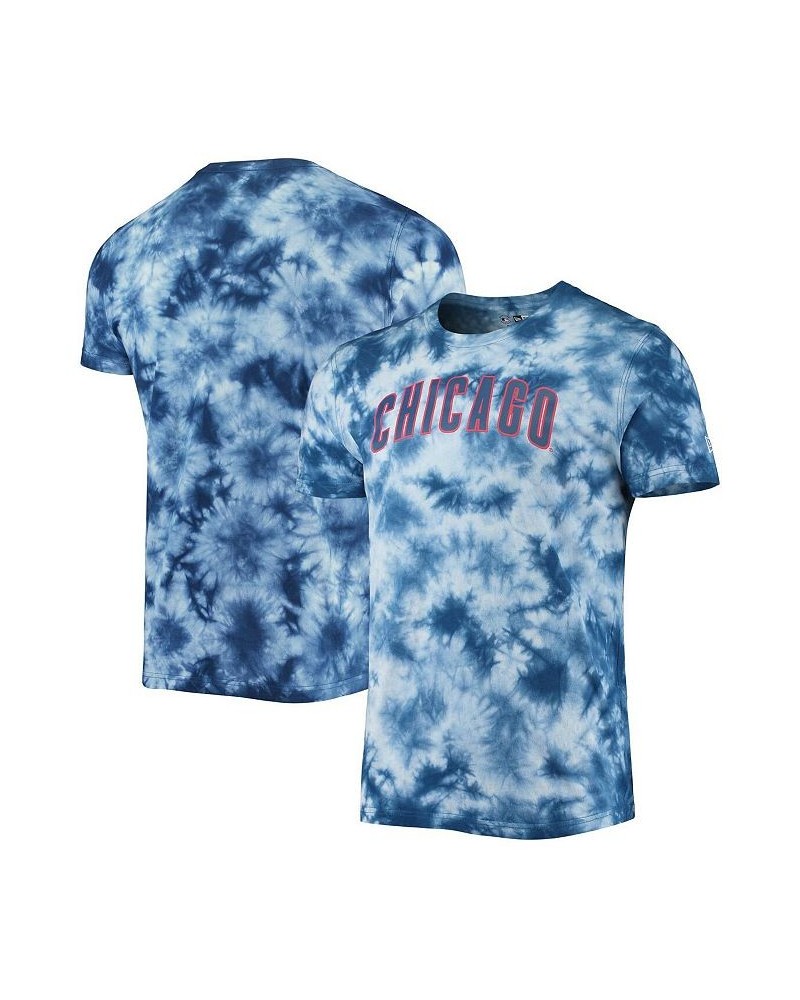 Men's Royal Chicago Cubs Team Tie-Dye T-shirt $19.27 T-Shirts