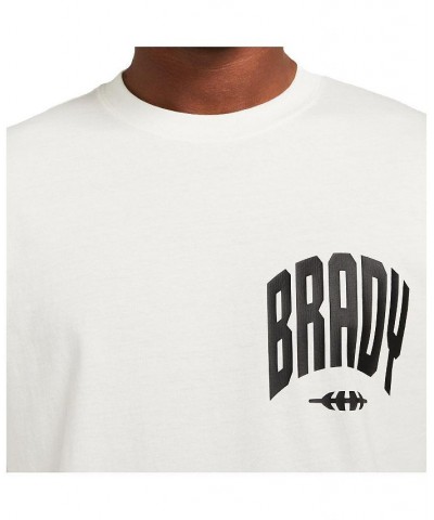 Men's White Varsity Long Sleeve T-shirt $22.95 T-Shirts