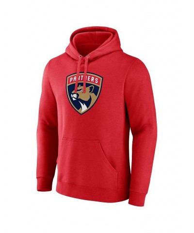 Men's Branded Red Florida Panthers Primary Team Logo Pullover Hoodie $27.30 Sweatshirt