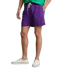 Men's 5-3/4-Inch Traveler Classic Swim Trunks PD09 $43.70 Swimsuits