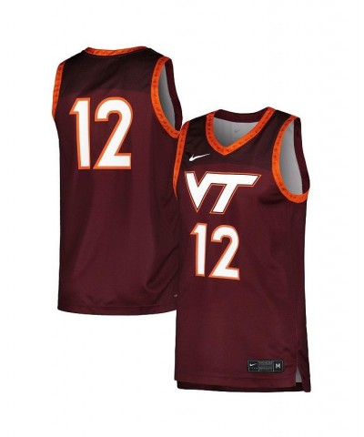 Men's Maroon Virginia Tech Hokies Replica Basketball Jersey $36.00 Jersey