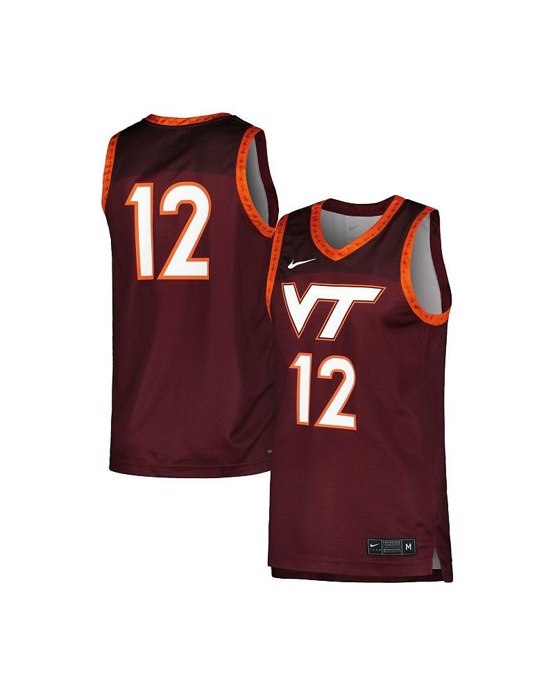 Men's Maroon Virginia Tech Hokies Replica Basketball Jersey $36.00 Jersey