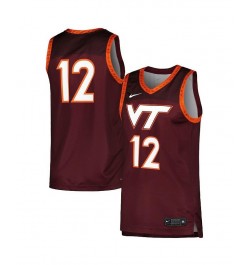 Men's Maroon Virginia Tech Hokies Replica Basketball Jersey $36.00 Jersey