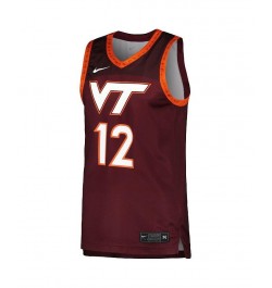 Men's Maroon Virginia Tech Hokies Replica Basketball Jersey $36.00 Jersey