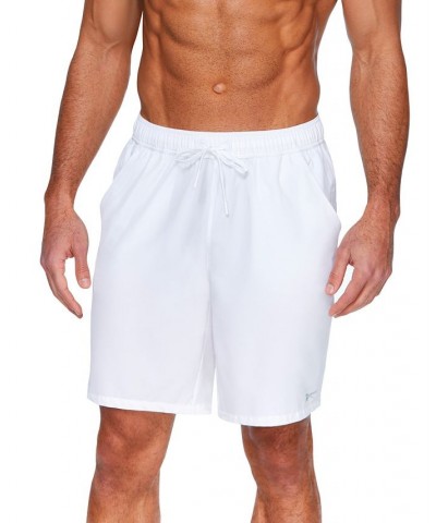 Men's 9" Athlete Volley Swim Shorts White $18.34 Swimsuits