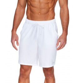 Men's 9" Athlete Volley Swim Shorts White $18.34 Swimsuits