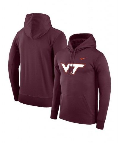 Men's Maroon Virginia Tech Hokies Performance Pullover Hoodie $39.60 Sweatshirt