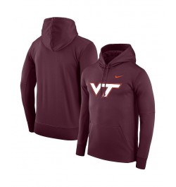 Men's Maroon Virginia Tech Hokies Performance Pullover Hoodie $39.60 Sweatshirt