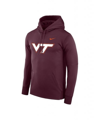 Men's Maroon Virginia Tech Hokies Performance Pullover Hoodie $39.60 Sweatshirt