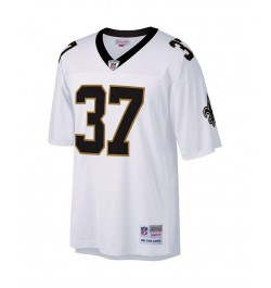 Men's Steve Gleason White New Orleans Saints Legacy Replica Jersey $68.00 Jersey