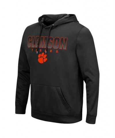 Men's Black Clemson Tigers Blackout 3.0 Pullover Hoodie $30.55 Sweatshirt