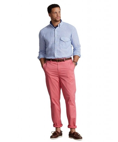 Men's Big & Tall Stretch Straight Fit Chino Red $38.75 Pants