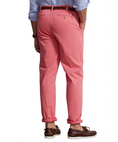 Men's Big & Tall Stretch Straight Fit Chino Red $38.75 Pants