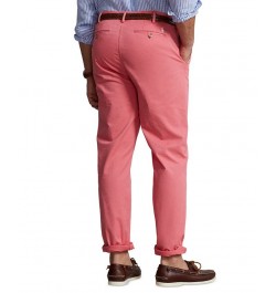 Men's Big & Tall Stretch Straight Fit Chino Red $38.75 Pants