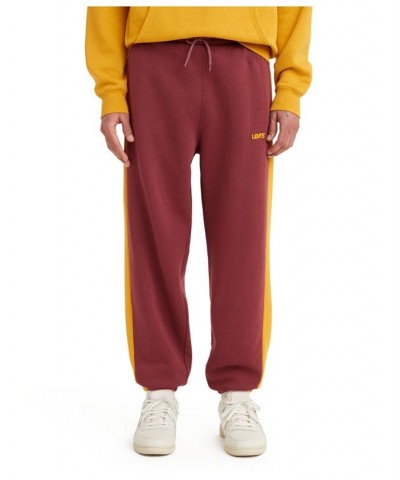 Men's Varsity Jogger Drawstring Waist Pants Multi $10.53 Pants