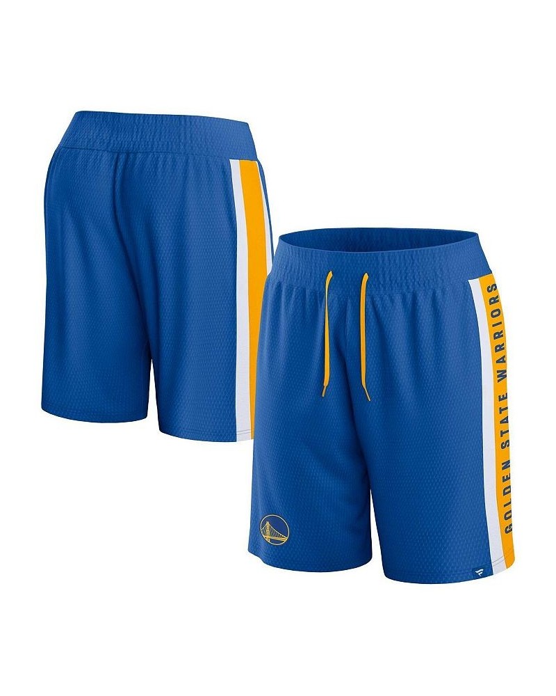 Men's Branded Royal Golden State Warriors Referee Iconic Mesh Shorts $21.50 Shorts