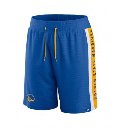 Men's Branded Royal Golden State Warriors Referee Iconic Mesh Shorts $21.50 Shorts