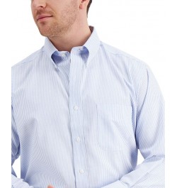 Men's Regular Fit Cotton University Stripe Dress Shirt Multi $21.20 Dress Shirts