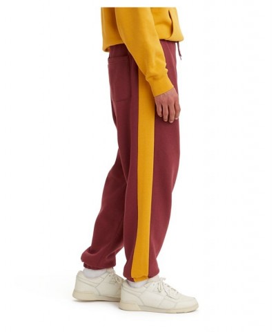 Men's Varsity Jogger Drawstring Waist Pants Multi $10.53 Pants