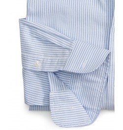 Men's Regular Fit Cotton University Stripe Dress Shirt Multi $21.20 Dress Shirts