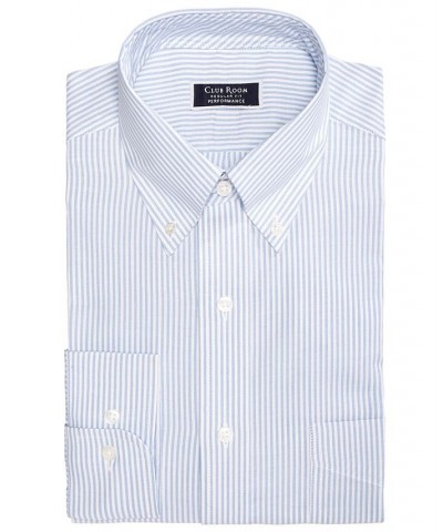 Men's Regular Fit Cotton University Stripe Dress Shirt Multi $21.20 Dress Shirts