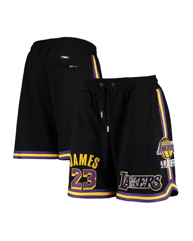 Men's LeBron James Black Los Angeles Lakers Player Shorts $41.40 Shorts