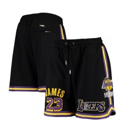 Men's LeBron James Black Los Angeles Lakers Player Shorts $41.40 Shorts