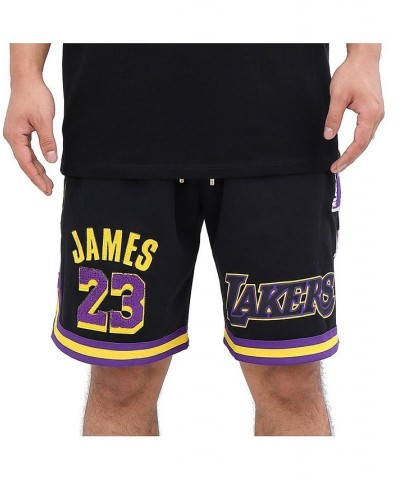 Men's LeBron James Black Los Angeles Lakers Player Shorts $41.40 Shorts