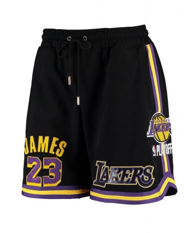 Men's LeBron James Black Los Angeles Lakers Player Shorts $41.40 Shorts