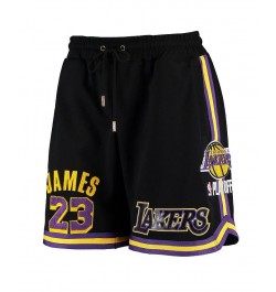 Men's LeBron James Black Los Angeles Lakers Player Shorts $41.40 Shorts