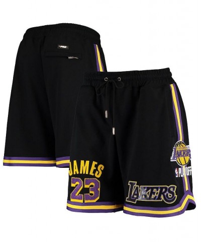 Men's LeBron James Black Los Angeles Lakers Player Shorts $41.40 Shorts