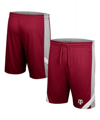 Men's Maroon and Gray Texas A&M Aggies Am I Wrong Reversible Shorts $27.49 Shorts