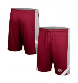 Men's Maroon and Gray Texas A&M Aggies Am I Wrong Reversible Shorts $27.49 Shorts