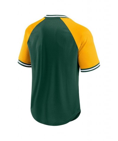 Men's Branded Green, Gold Green Bay Packers Second Wind Raglan T-shirt $28.80 T-Shirts