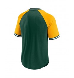 Men's Branded Green, Gold Green Bay Packers Second Wind Raglan T-shirt $28.80 T-Shirts