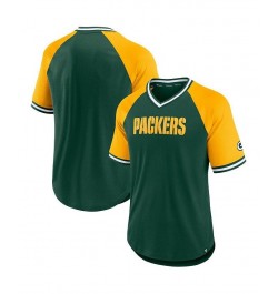 Men's Branded Green, Gold Green Bay Packers Second Wind Raglan T-shirt $28.80 T-Shirts