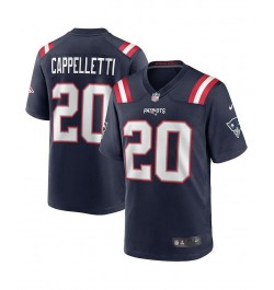 Men's Gino Cappelletti Navy New England Patriots Game Retired Player Jersey $47.60 Jersey