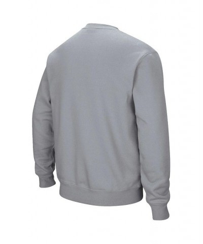 Men's Heathered Gray BYU Cougars Team Arch & Logo Tackle Twill Pullover Sweatshirt $30.00 Sweatshirt