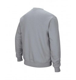 Men's Heathered Gray BYU Cougars Team Arch & Logo Tackle Twill Pullover Sweatshirt $30.00 Sweatshirt