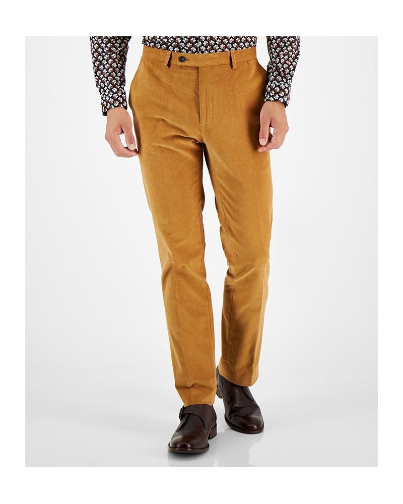 Men's Downing Slim-Fit Chino Pants Brown $39.10 Pants