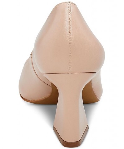 Women's Hailenda Pointed-Toe Flare-Heel Pumps Pink $43.60 Shoes