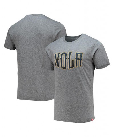 Men's Gray New Orleans Pelicans NOLA Comfy Tri-Blend T-shirt $25.64 T-Shirts