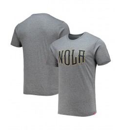 Men's Gray New Orleans Pelicans NOLA Comfy Tri-Blend T-shirt $25.64 T-Shirts