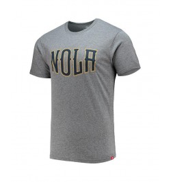 Men's Gray New Orleans Pelicans NOLA Comfy Tri-Blend T-shirt $25.64 T-Shirts