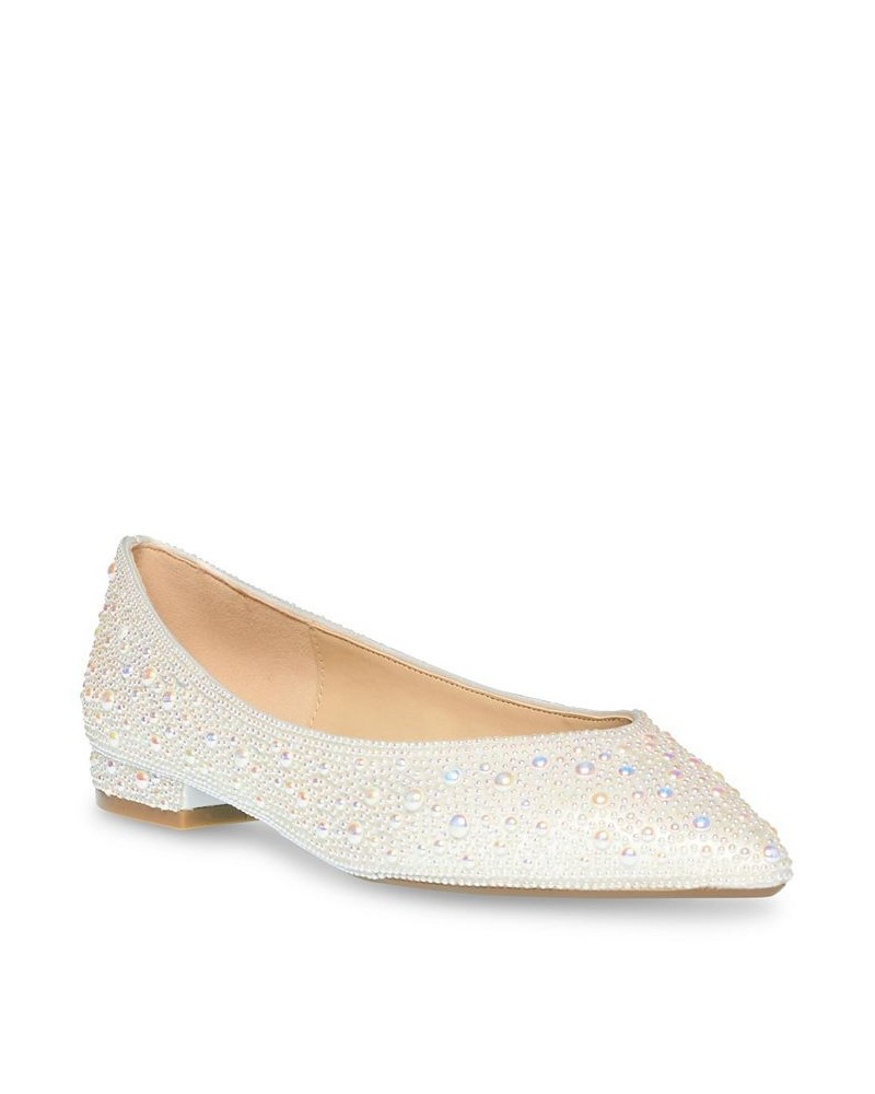 Betsey Johnson Women's Jude Evening Flats Tan/Beige $40.46 Shoes