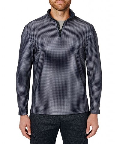 Men's Moonstone Quarter Zip Sweater Black $49.68 Sweaters