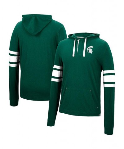 Men's Green Michigan State Spartans Lebowski Hoodie Long Sleeve T-shirt $27.49 T-Shirts