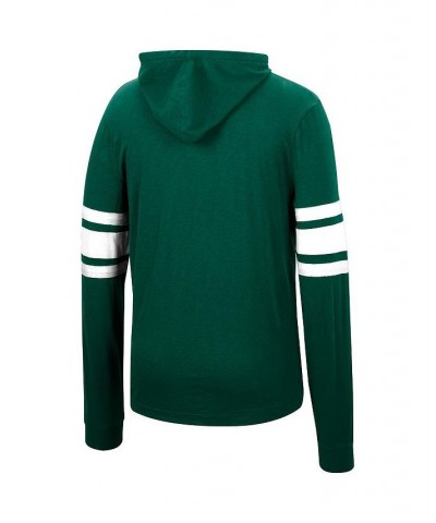 Men's Green Michigan State Spartans Lebowski Hoodie Long Sleeve T-shirt $27.49 T-Shirts